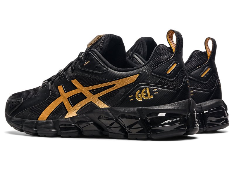 Women's Asics Gel-quantum 180 Sneakers Black/Pure Gold Canada | CA8922-388