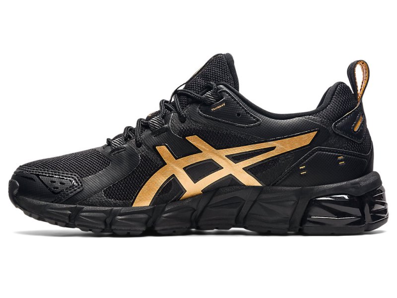 Women's Asics Gel-quantum 180 Sneakers Black/Pure Gold Canada | CA8922-388