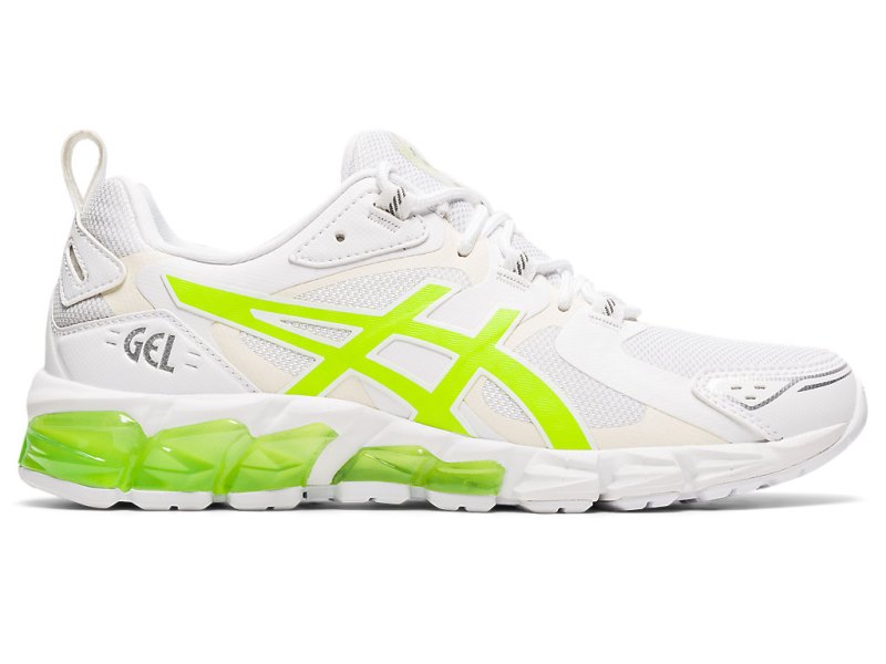 Women\'s Asics Gel-quantum 180 Sneakers White/Hazard Green Canada | CA6146-259