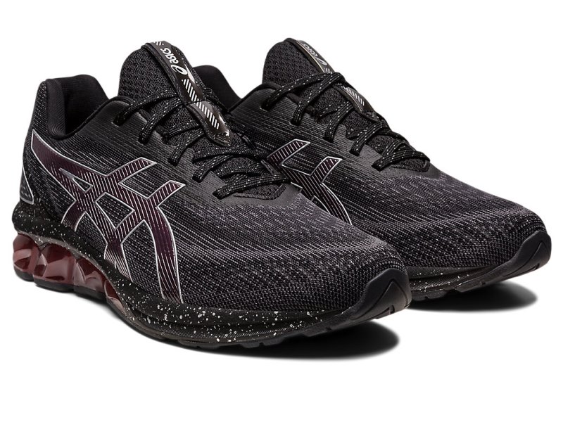 Women's Asics Gel-quantum 180 VII Sneakers Black/Cayenne Canada | CA1932-870