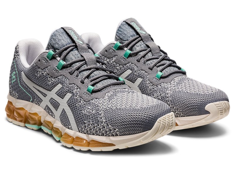 Women's Asics Gel-quantum 360 6 Knit Sneakers Glacier Grey/Sheet Rock Canada | CA4220-378