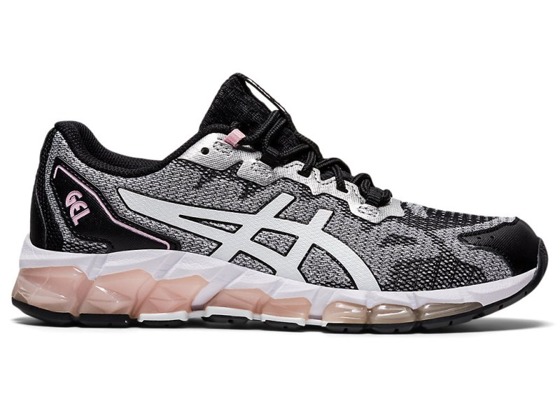 Women\'s Asics Gel-quantum 360 6 Sneakers Black/White Canada | CA4416-063