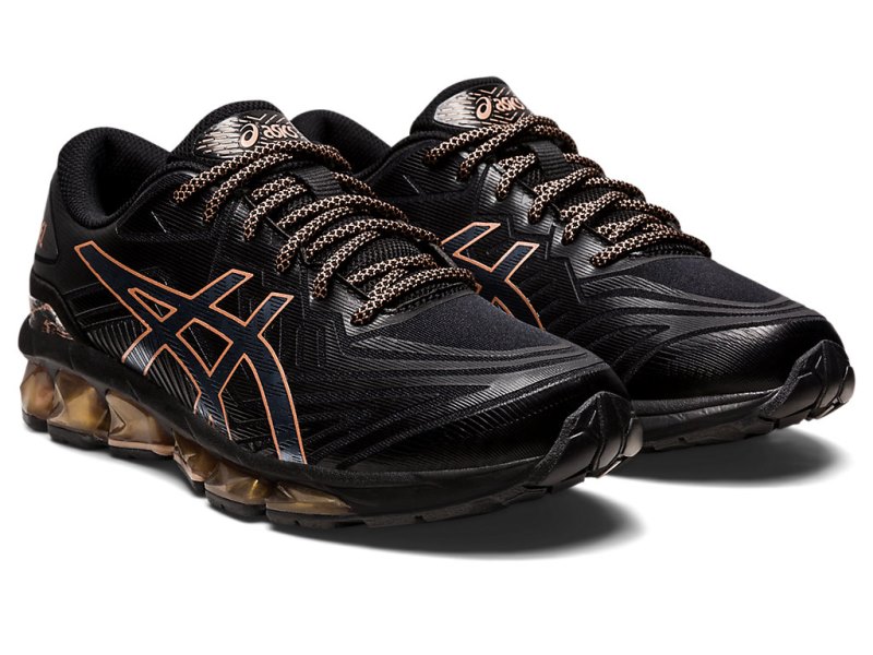 Women's Asics Gel-quantum 360 VII Sneakers Black/Rose Gold Canada | CA0227-781