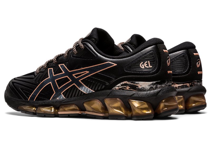 Women's Asics Gel-quantum 360 VII Sneakers Black/Rose Gold Canada | CA0227-781