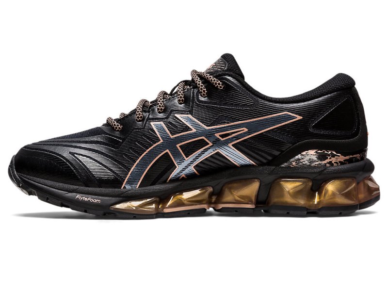 Women's Asics Gel-quantum 360 VII Sneakers Black/Rose Gold Canada | CA0227-781