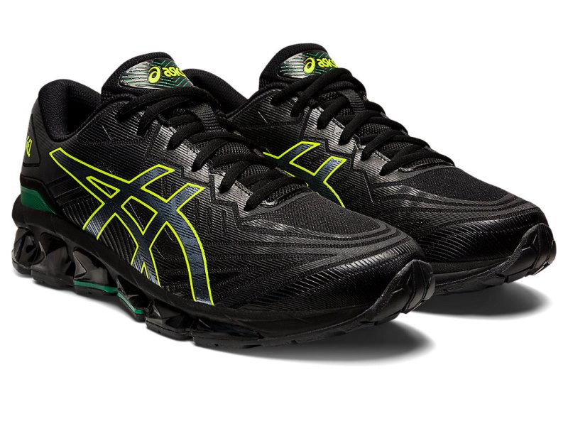 Women's Asics Gel-quantum 360 VII Sneakers Black/Safety Yellow Canada | CA1978-054