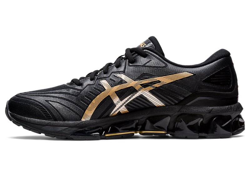 Women's Asics Gel-quantum 360 VII Sneakers Black/Pure Gold Canada | CA5086-581