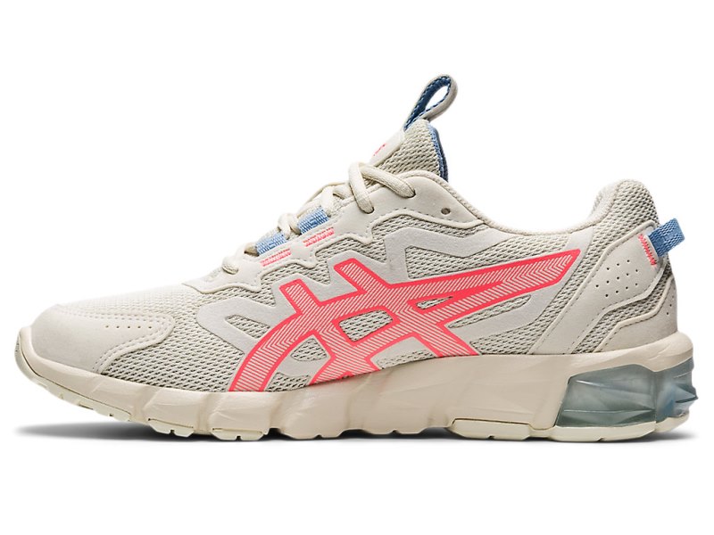 Women's Asics Gel-quantum 90 3 Sneakers Birch/Blazing Coral Canada | CA4929-684