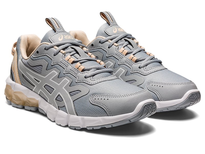 Women's Asics Gel-quantum 90 3 Sneakers Piedmont Grey/Cozy Pink Canada | CA5644-466