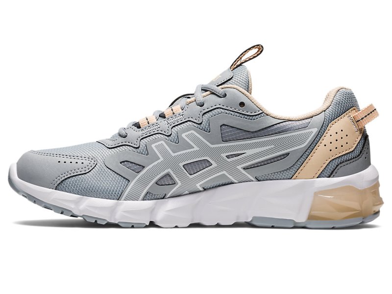 Women's Asics Gel-quantum 90 3 Sneakers Piedmont Grey/Cozy Pink Canada | CA5644-466