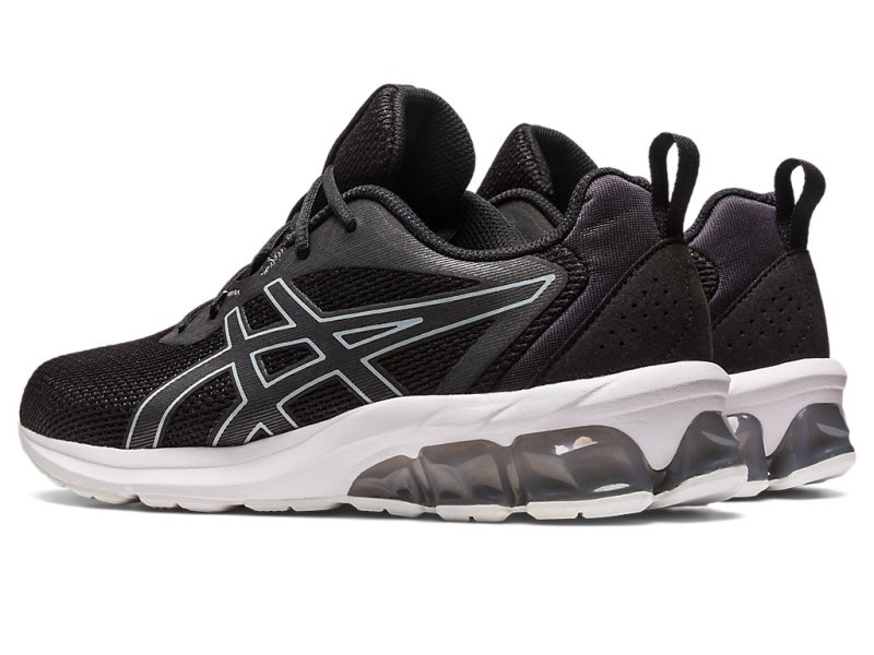 Women's Asics Gel-quantum 90 IV Sneakers Black/Stone Grey Canada | CA7684-733