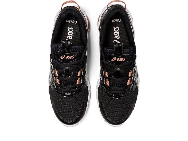 Women's Asics Gel-quantum 90 Sneakers Black/Rose Gold Canada | CA6632-887