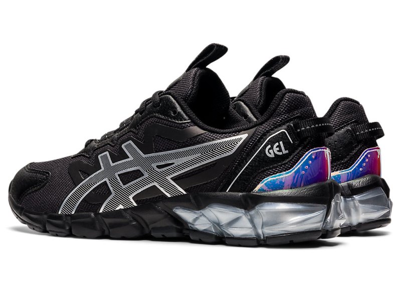 Women's Asics Gel-quantum 90 Sneakers Black/Pure Silver Canada | CA9880-485