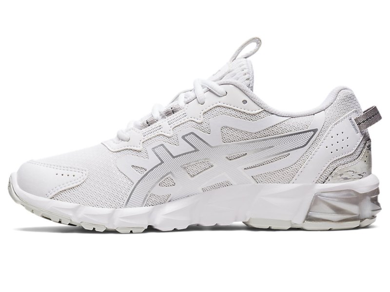 Women's Asics Gel-quantum 90 Sneakers White/Pure Silver Canada | CA5877-784