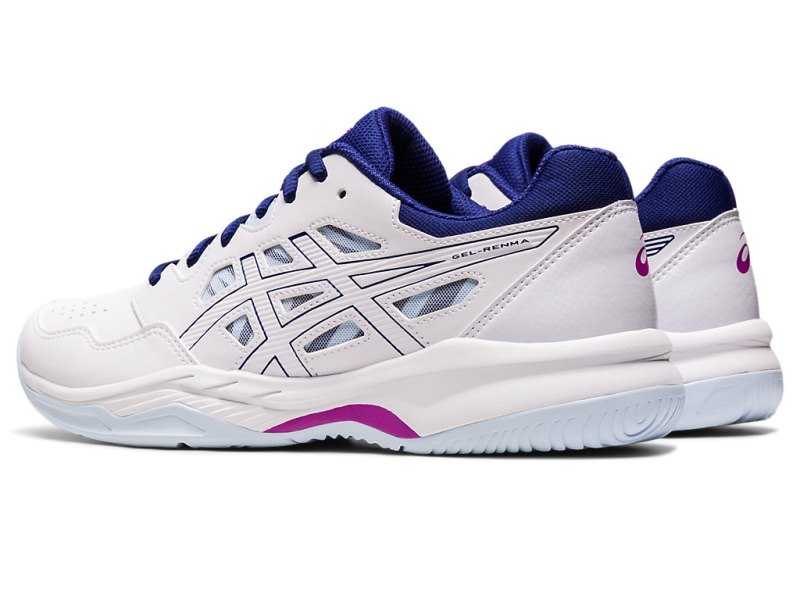 Women's Asics Gel-renma Sports Shoes White/Dive Blue Canada | CA7016-902