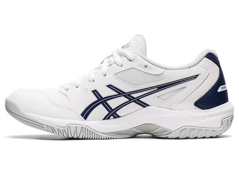 Women's Asics Gel-rocket 10 Volleyball Shoes White/Peacoat Canada | CA1190-595