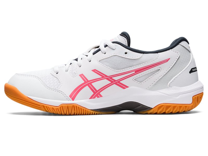 Women's Asics Gel-rocket 10 Volleyball Shoes White/Pink Cameo Canada | CA1710-147