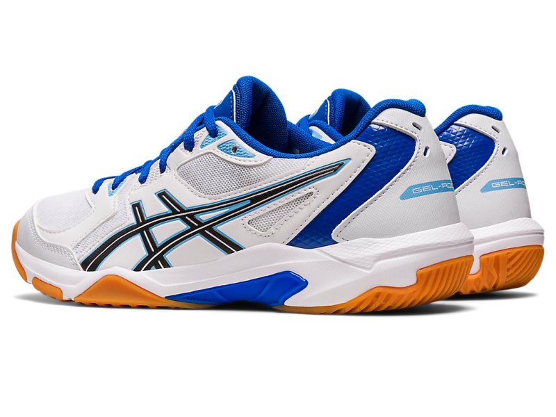 Women's Asics Gel-rocket 10 Volleyball Shoes White/Arctic Blue Canada | CA3512-028