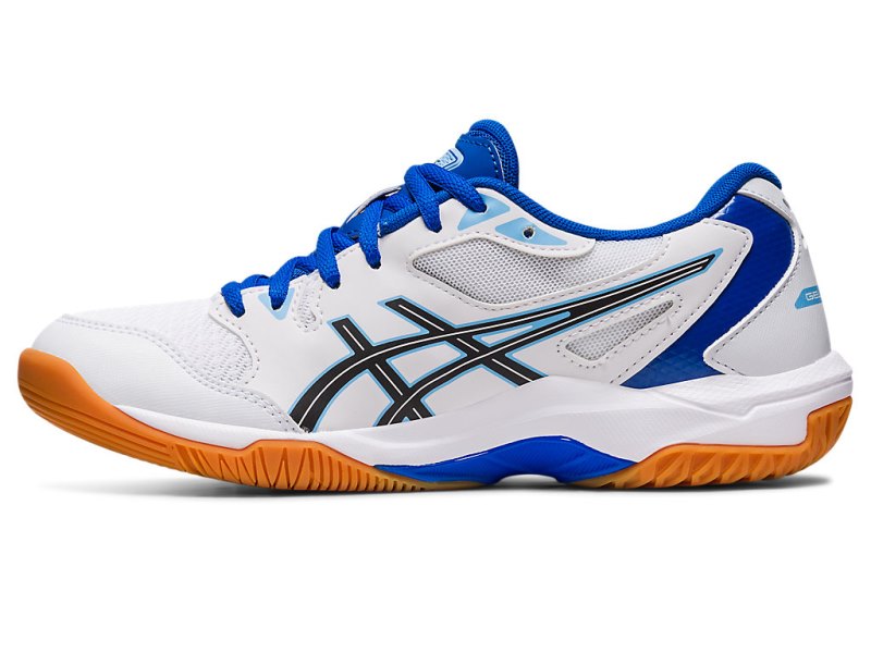 Women's Asics Gel-rocket 10 Volleyball Shoes White/Arctic Blue Canada | CA3512-028