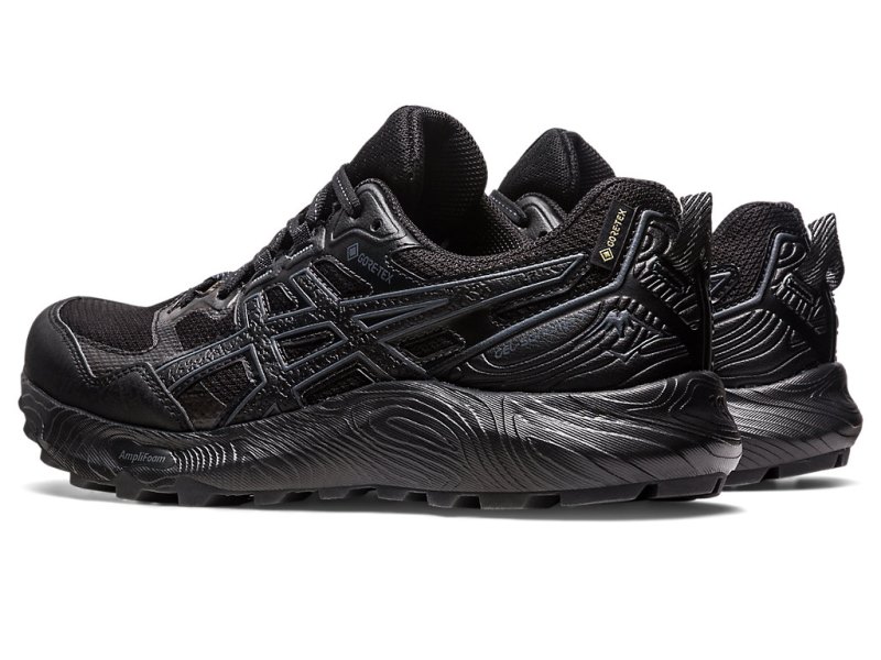 Women's Asics Gel-sonoma 7 GTX Running Shoes Black/Carrier Grey Canada | CA0295-906