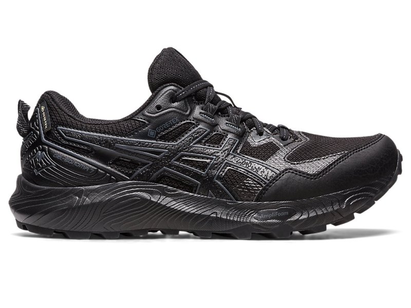 Women\'s Asics Gel-sonoma 7 GTX Running Shoes Black/Carrier Grey Canada | CA0295-906