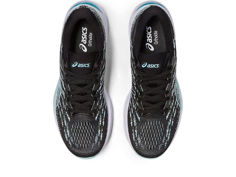 Women's Asics Gel-stratus 3 Knit Running Shoes Black/Clear Blue Canada | CA0093-848