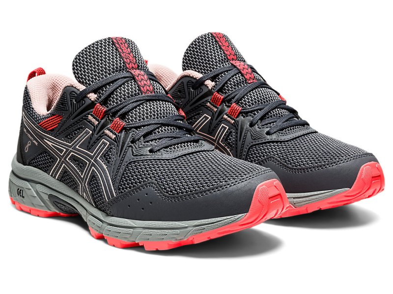 Women's Asics Gel-ventuRE 8 (D) Trail Running Shoes Carrier Grey/Ginger Peach Canada | CA2188-741