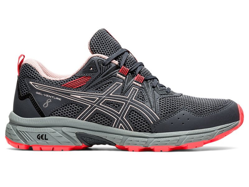 Women\'s Asics Gel-ventuRE 8 (D) Trail Running Shoes Carrier Grey/Ginger Peach Canada | CA2188-741