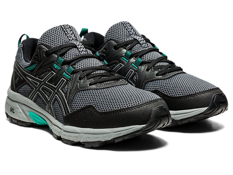 Women's Asics Gel-ventuRE 8 (D) Trail Running Shoes Black/Sheet Rock Canada | CA4635-855