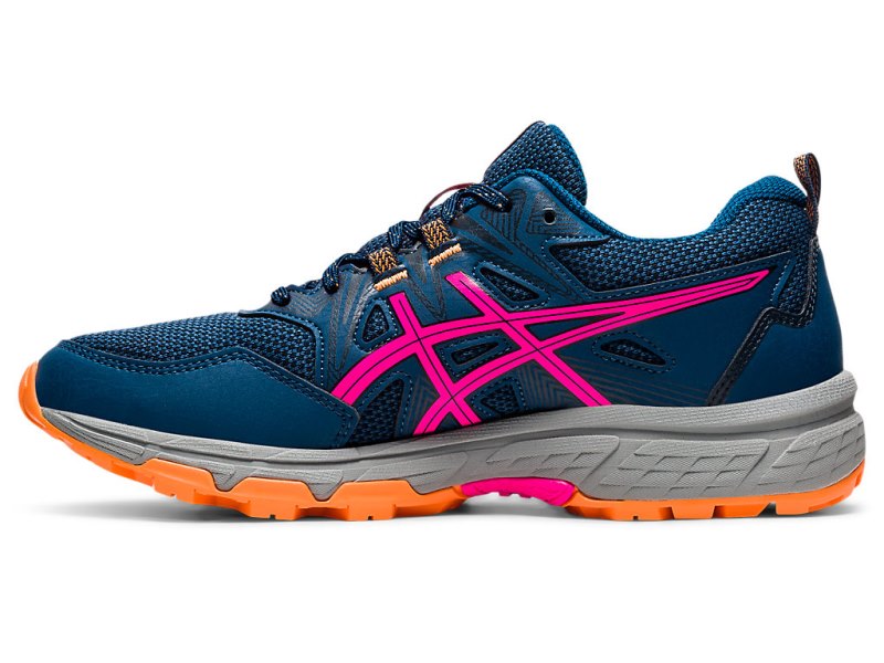 Women's Asics Gel-ventuRE 8 (D) Trail Running Shoes Mako Blue/Pink Glo Canada | CA5983-894