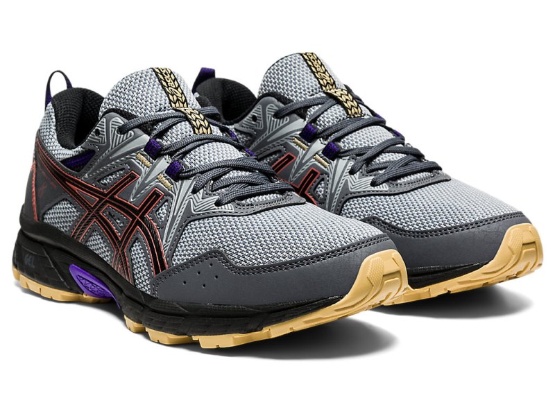 Women's Asics Gel-ventuRE 8 (D) Trail Running Shoes Carrier Grey/Red Brick Canada | CA9315-856