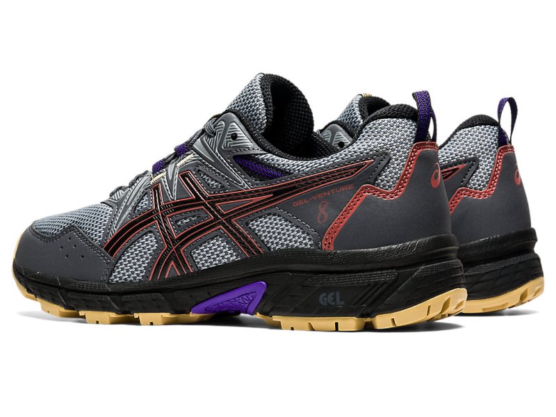 Women's Asics Gel-ventuRE 8 (D) Trail Running Shoes Carrier Grey/Red Brick Canada | CA9315-856