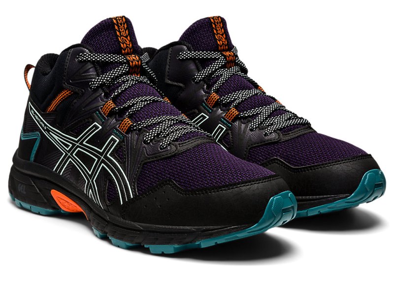 Women's Asics Gel-ventuRE 8 MT Trail Running Shoes Black/Soft Sky Canada | CA0065-581