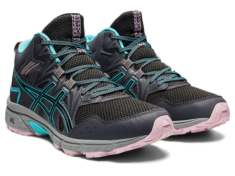 Women's Asics Gel-ventuRE 8 MT Trail Running Shoes Graphite Grey/Ice Mint Canada | CA5180-418