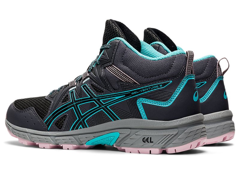 Women's Asics Gel-ventuRE 8 MT Trail Running Shoes Graphite Grey/Ice Mint Canada | CA5180-418