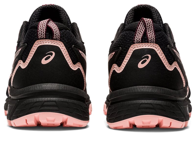 Women's Asics Gel-ventuRE 8 Trail Running Shoes Black/Frosted Rose Canada | CA0120-385