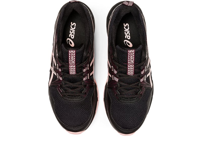 Women's Asics Gel-ventuRE 8 Trail Running Shoes Black/Frosted Rose Canada | CA0120-385