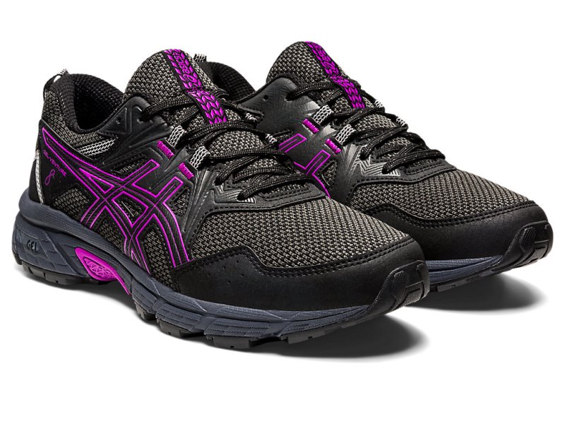 Women's Asics Gel-ventuRE 8 Trail Running Shoes Black/Orchid Canada | CA0688-826