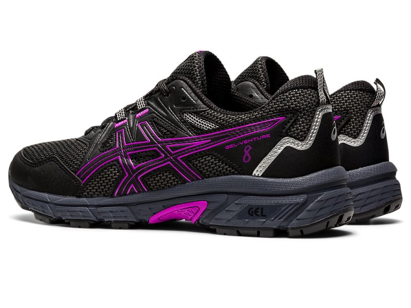 Women's Asics Gel-ventuRE 8 Trail Running Shoes Black/Orchid Canada | CA0688-826