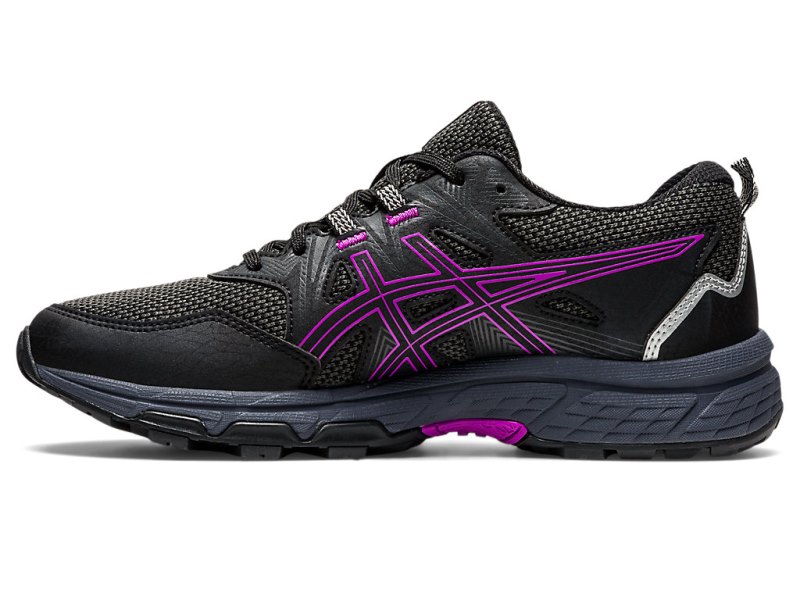 Women's Asics Gel-ventuRE 8 Trail Running Shoes Black/Orchid Canada | CA0688-826