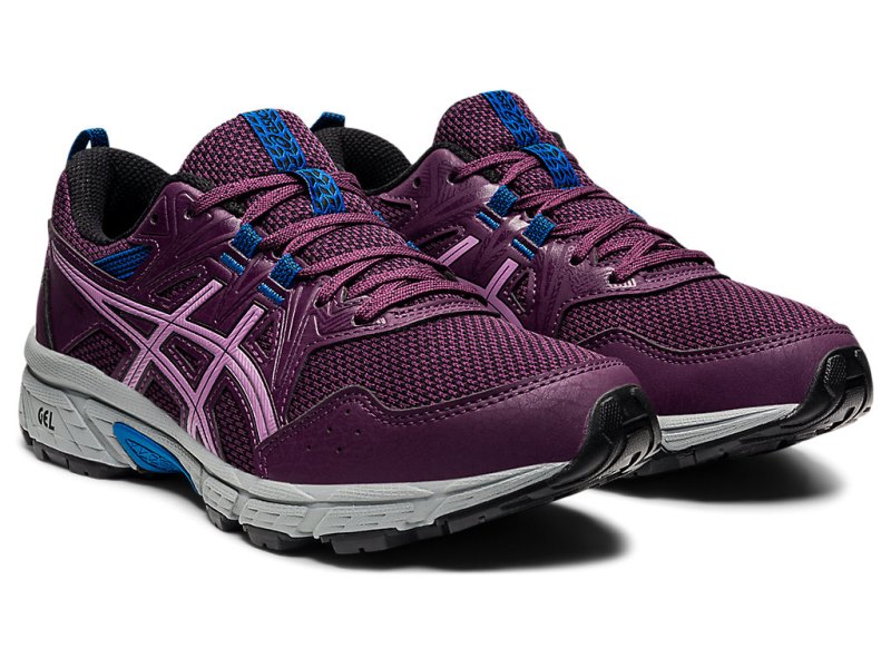 Women's Asics Gel-ventuRE 8 Trail Running Shoes Deep Plum/Black Canada | CA1634-986