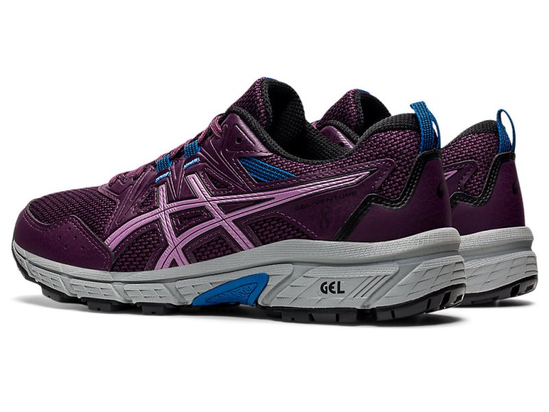 Women's Asics Gel-ventuRE 8 Trail Running Shoes Deep Plum/Black Canada | CA1634-986