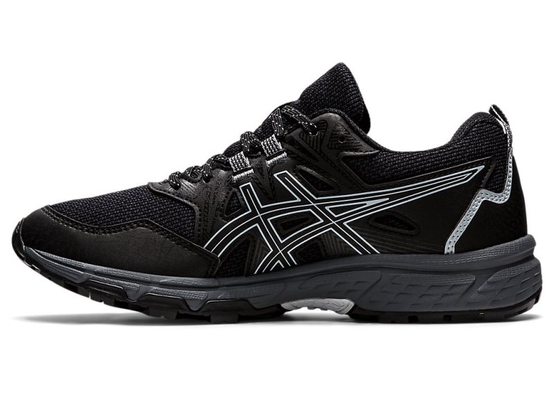 Women's Asics Gel-ventuRE 8 Trail Running Shoes Black/Piedmont Grey Canada | CA2996-287