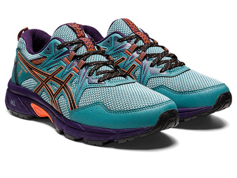 Women's Asics Gel-ventuRE 8 Trail Running Shoes Misty Pine/Nova Orange Canada | CA5286-158