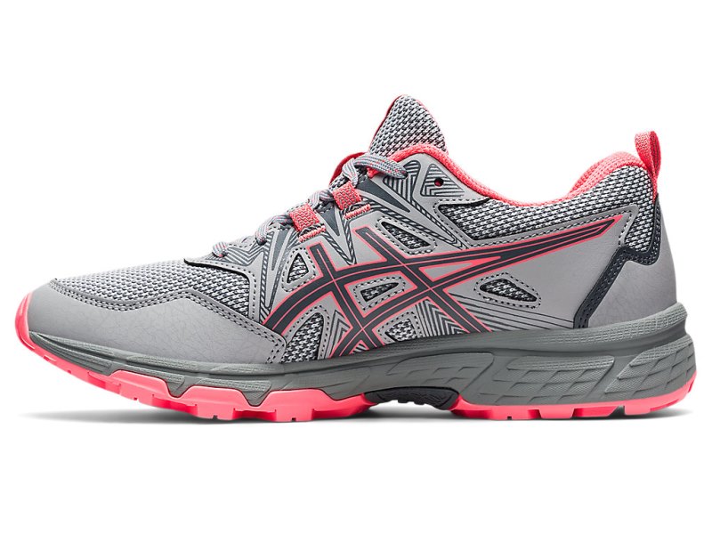 Women's Asics Gel-ventuRE 8 Trail Running Shoes Piedmont Grey/Blazing Coral Canada | CA6149-595