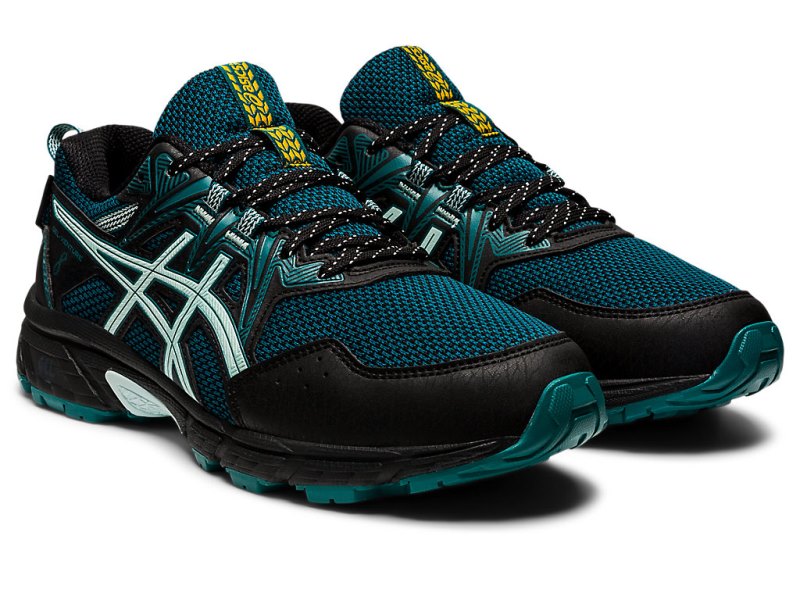 Women's Asics Gel-ventuRE 8 Trail Running Shoes Black/Soothing Sea Canada | CA7460-779