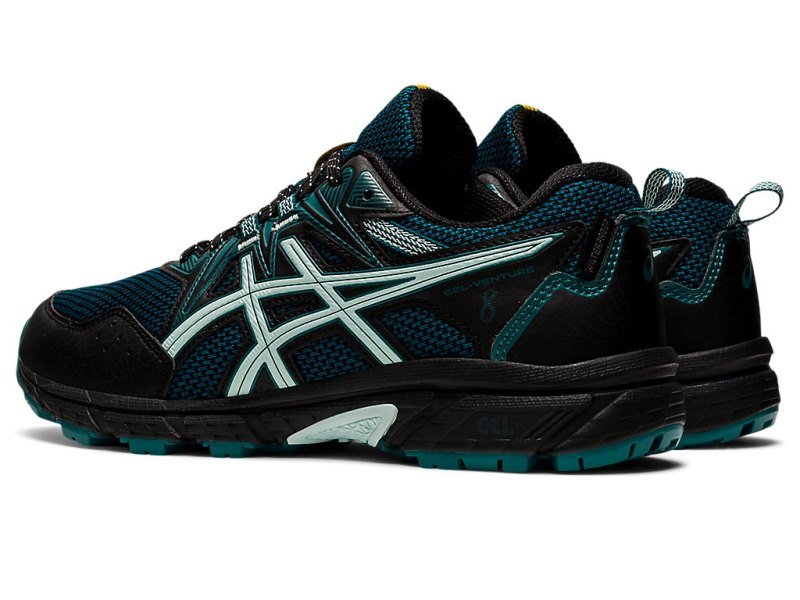 Women's Asics Gel-ventuRE 8 Trail Running Shoes Black/Soothing Sea Canada | CA7460-779