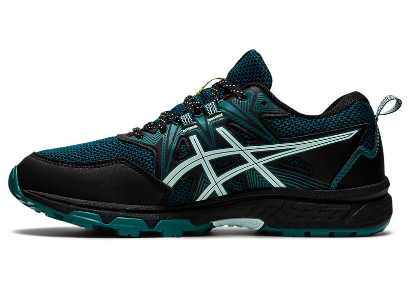 Women's Asics Gel-ventuRE 8 Trail Running Shoes Black/Soothing Sea Canada | CA7460-779