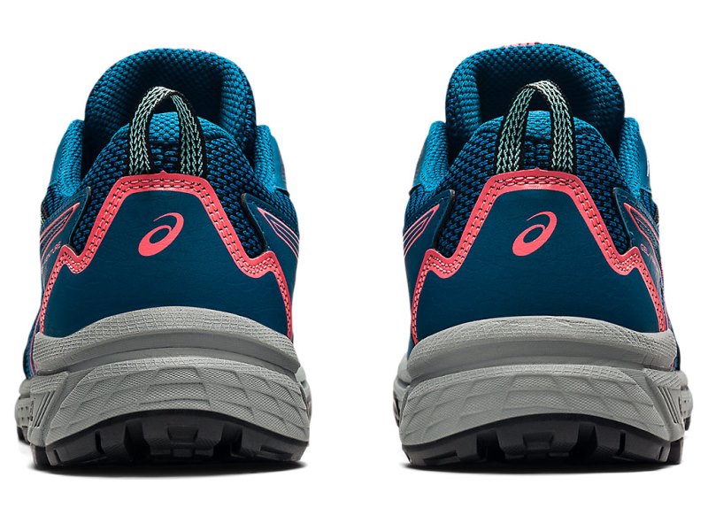 Women's Asics Gel-ventuRE 8 Trail Running Shoes Deep Sea Teal/Blazing Coral Canada | CA8655-138