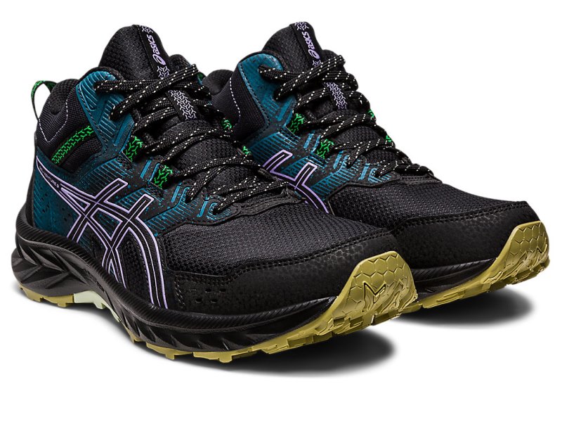 Women's Asics Gel-ventuRE 9 MT Running Shoes Black/Digital Violet Canada | CA0797-740